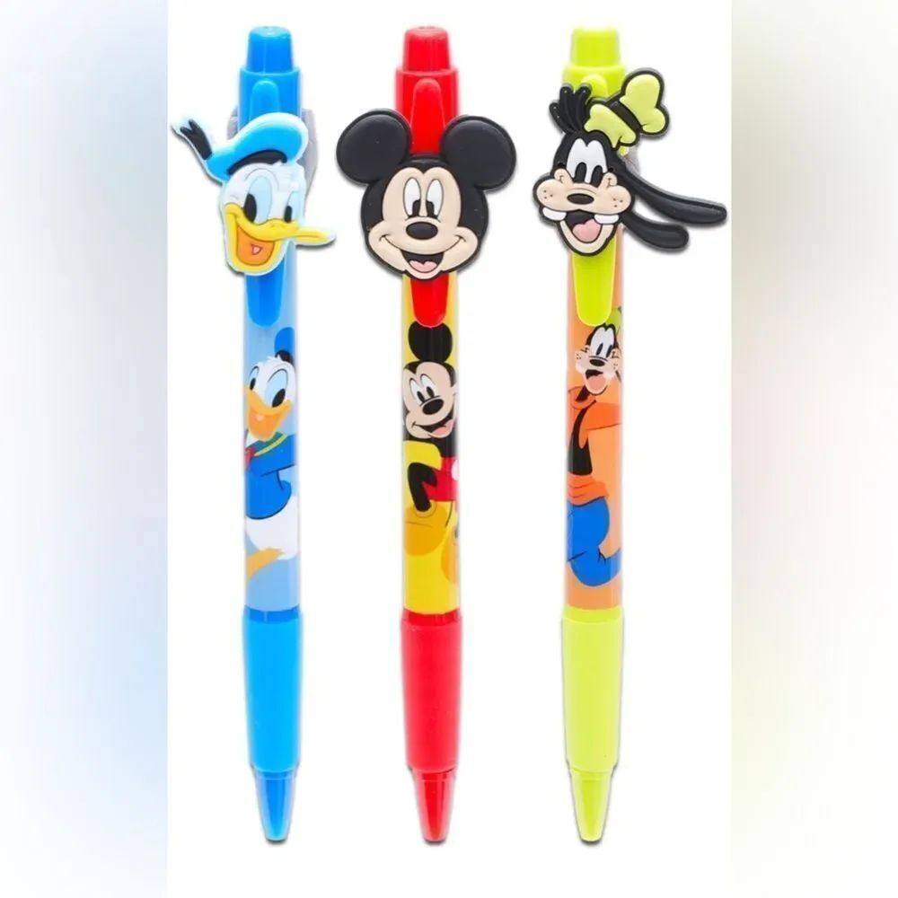 3 New! Mickey Mouse Pen Set NWT